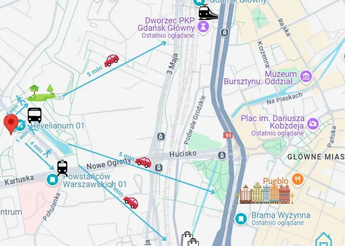 Sensational 10 Min To Old Town Gdansk,pkp & Shopping Mall *